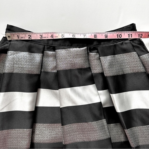 My Michelle Black Silver Glitter Skater Skirt Junior Size 1 - Picture 4 of 11